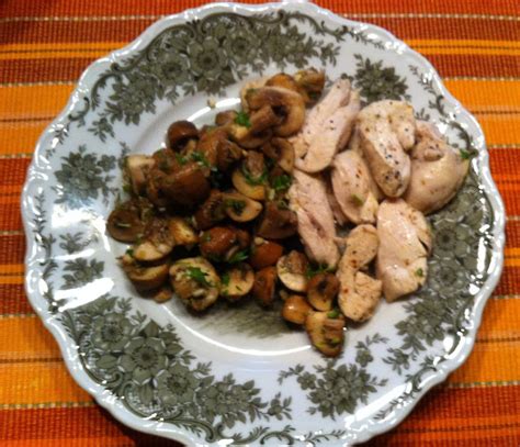 Wessels low carb Welt Braune Champignons mit Hähnchenbrust