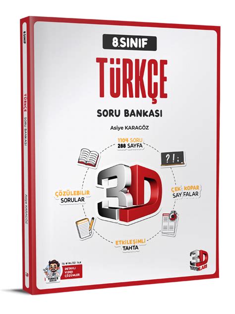 8 Sınıf SB Türkçe 24 25 Video Çözümleri 3D Yayınları