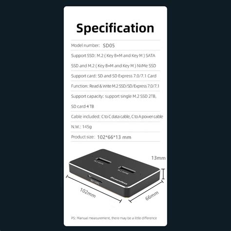 Blueendless M Ssd Docking Station Hard Disk Case Type C Ngff Nvme