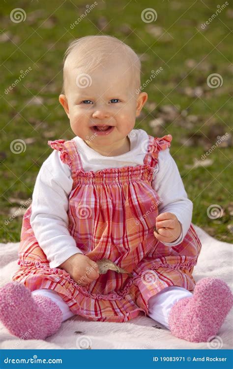 Laughing Baby Girl Stock Image - Image: 19083971