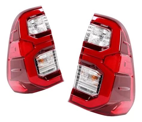 Par Calaveras Toyota Hilux 2016 2022 Leds Meses sin interés