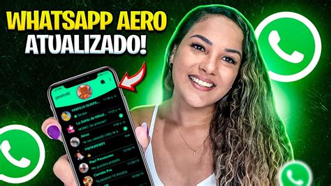 SAIU WHATSAPP AERO ATUALIZADO 2023 MUITAS FUNÇÕES MELHOR QUE O