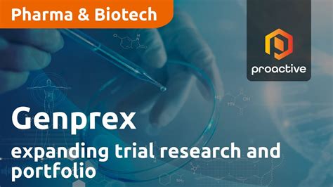 Genprex Expanding Trial Research And Portfolio For Cancer And Diabetic