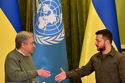 Conflit En Ukraine Guterres Reconnait Avoir Chou Emp Cher La