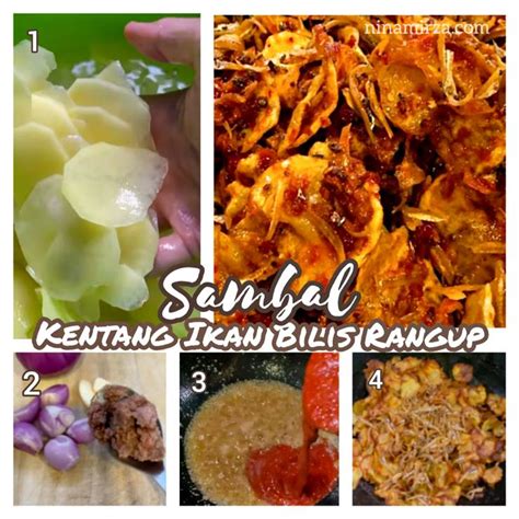 Cara Masak Resepi Tips Sambal Kentang Ikan Bilis Rangup Lama