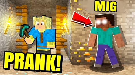 Pranker Mikkel Som Herobrine Dansk Minecraft Youtube