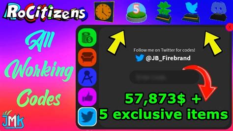 Roblox Rocitizens All Working Codes Money Codes Exclusive