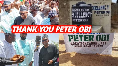 Northerners Praises Peter Obi For Giving Them Water In The North Youtube