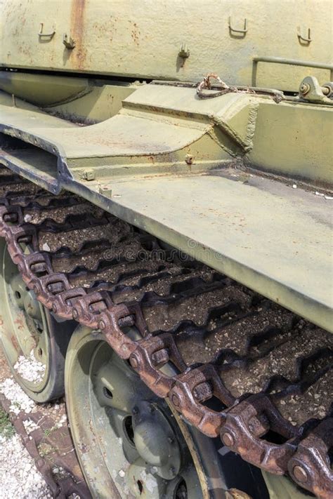 Old Russian Tank At The Military Memorial Park In Pakozd Hungary Stock