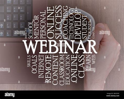 Word Cloud Webinar Concept Stock Photo Alamy