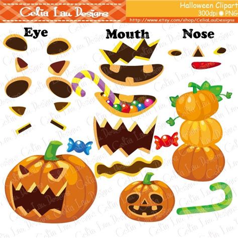 Pumpkin clipart Black Cat clipart Pumpkin Patch Pumpkin | Etsy