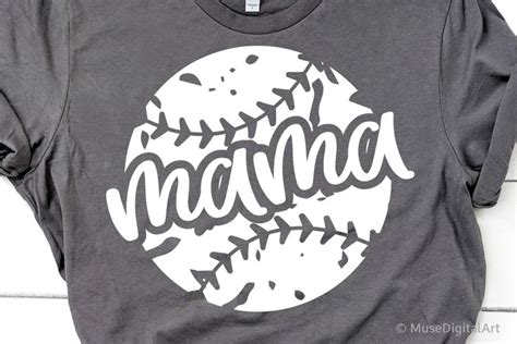 Baseball Mama Svg Funny Baseball Mom Shirt Svg File