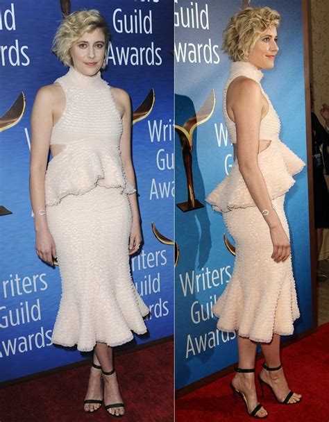 3 Black Barely There Sandals At The 2018 Writers Guild Awards