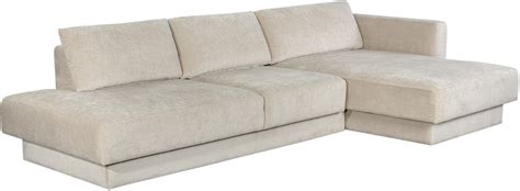 Tecoma Sofa Chaise Danny Cream By Sunpan 1StopBedrooms