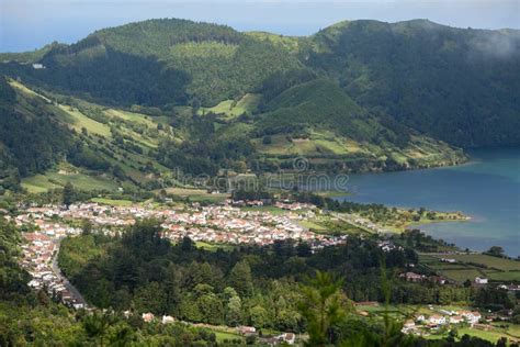 View of the San Miguel Island, Azores, Portugal. Travel. Stock Image - Image of ocean, outdoor ...