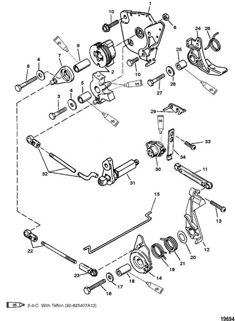 Mercury Outboard Throttle Linkage Diagram