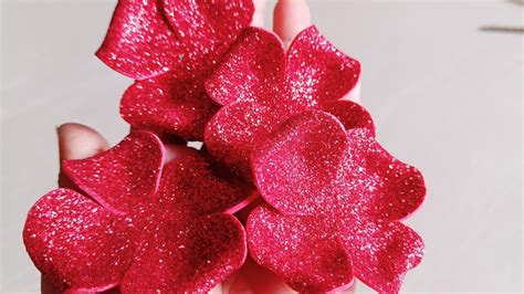 Diy Valentine Gift Craft Glitter Foam Sheet Craft Idea Wall Hanging