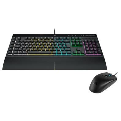 Kit Teclado E Mouse Gamer Corsair K55 PRO E Katar PRO KaBuM