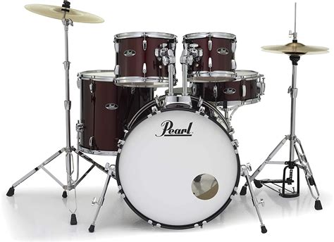 Pearl Rs525scc Roadshow 5 Piece Complete Drum Set With Cymbals Jg