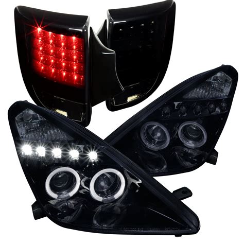 Spec D Tuning Black Projector Headlight W Led Turn W Led Bumper