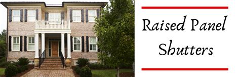 Raised Panel Exterior Shutters | Shop Raised Panel Shutters | USA Exterior