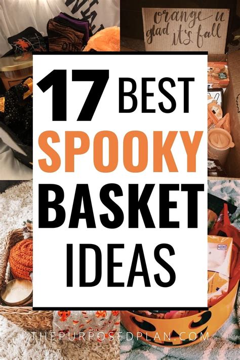 17 Creative Spooky Basket Ideas Spooky Halloween Gifts Halloween