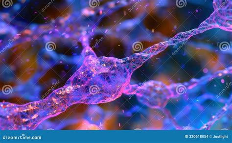 A Matrix of Protein Strands between Cells Linking Them Together and ...