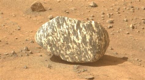 Strange Rock Found On Mars With Zebra Markings Has Nasa Scientists