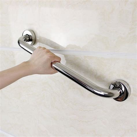 30CM Chrome Polished 304 Stainless Steel Bathroom Handrail Stainless