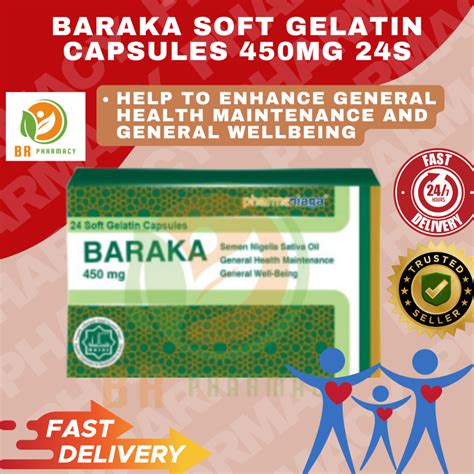 Baraka Habbatus Sauda Mg Capsule S Shopee Malaysia