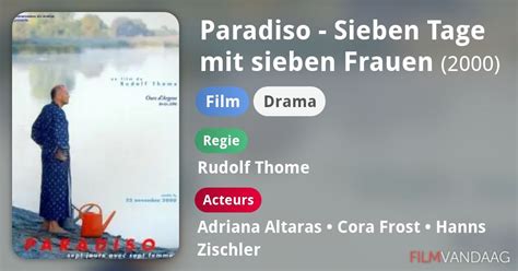 Paradiso Sieben Tage Mit Sieben Frauen Film Filmvandaag Nl