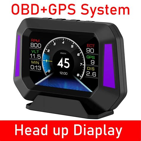 OBD GPS HUD Display G22 Head Up Display Car Speedometer Water