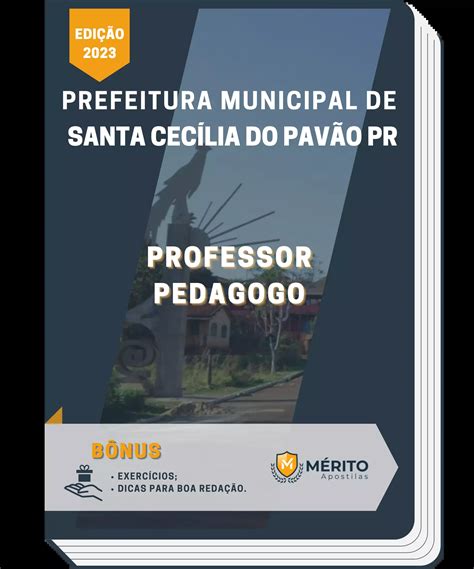 Apostila Professor Pedagogo Prefeitura de Santa Cecília do Pavão PR