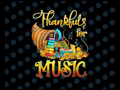 Music Teachers Thankful For Music PNG, Thanksgiving Music Notes PNG ...