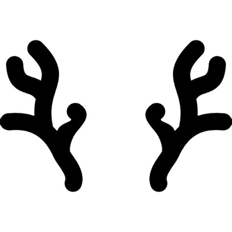 Reindeer Antlers Silhouette at GetDrawings | Free download