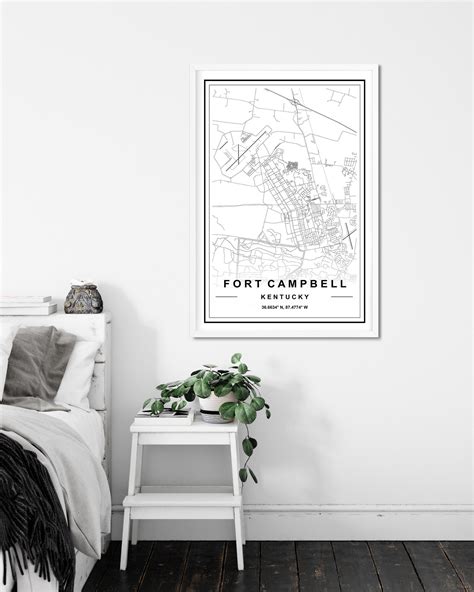 FORT CAMPBELL MAP High Res Map Map Of Fort Campbell Fort Campbell