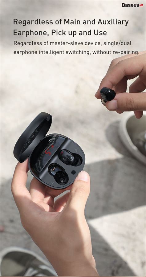 Tai Nghe Bluetooth Tws Baseus Encok True Wm Plus Wireless Earphones