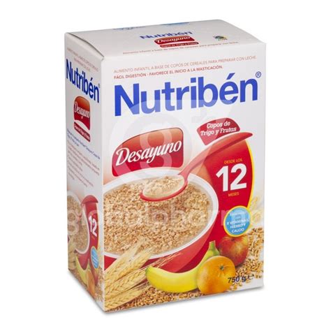 Nutribén Desayuno Copos de Trigo y Frutas 750 g