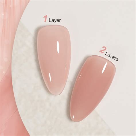 GAOY Jelly Nude Esmalte de uñas en gel onzas líquidas esmalte de gel translúcido rosa