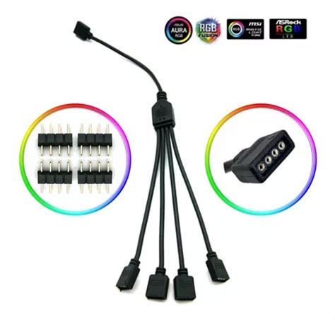 Cabo Splitter Para Hub Rgb Pinos V Pc Led Mercadolivre