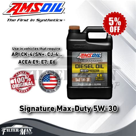 AMSOIL 5W 30 Signature Max Series GALLON Lazada PH