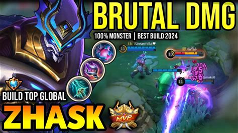 ZHASK BEST BUILD 2024 BUILD TOP GLOBAL ZHASK GAMEPLAY MOBILE