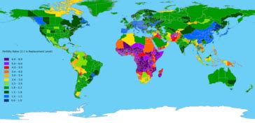 Map : Global Fertility Rate - Infographic.tv - Number one infographics ...