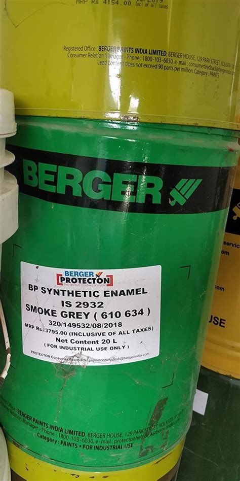 2 Pack System Berger Epilux 5 Coal Tar Epoxy For Industrial At 200