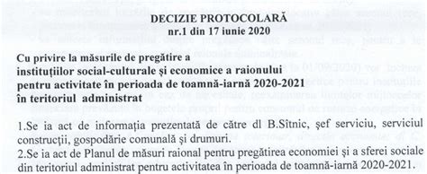 Decizie protocolară Cu privire la măsurile de pregătire a