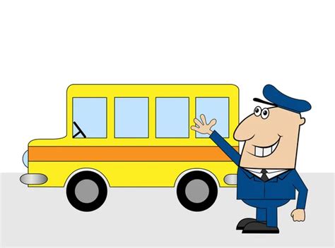 Bus driver cartoon Stock Vectors, Royalty Free Bus driver cartoon ...