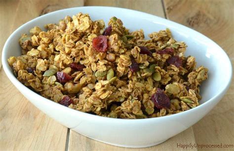 Pumpkin & Flax Seed Granola - Happily Unprocessed