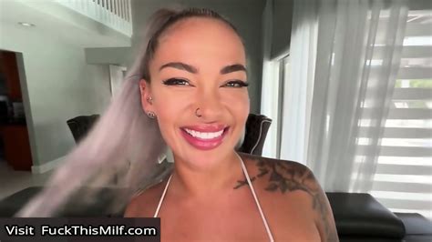 Bubble Butt Blonde Sucks Massive Dick And Then Is Slammed On The Couch