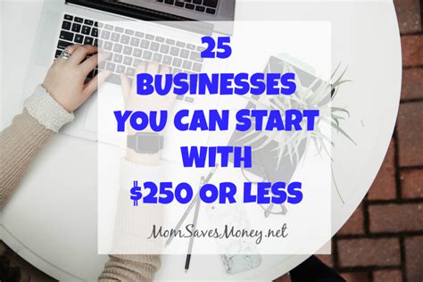 25 Businesses You Can Start For Less Than 250 Mom Saves Money