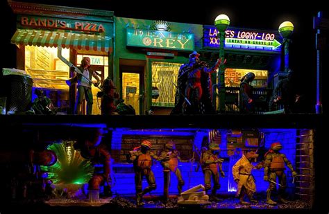 My NECA TMNT diorama. : r/NECA